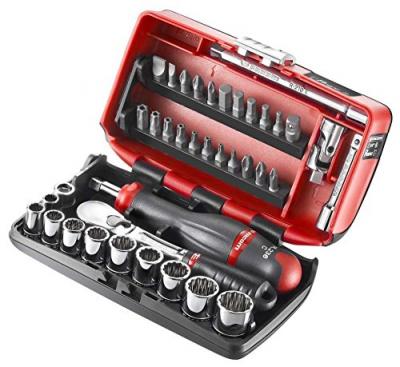 Facom 1 Coffret Douilles 1/4" 12 Pans En Pouces - Rl.nano-u2 Facom