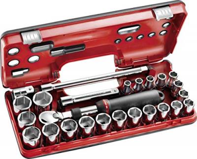 Coffret cliquet extensible Facom SXL.DBOX2 Taille 1/2"""" (12.5 mm)