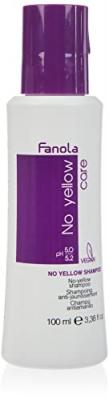 FANOLA Shampooing Anti Jaune pour Cheveux Blonds, 100 ml, 1 Unit&eacute;