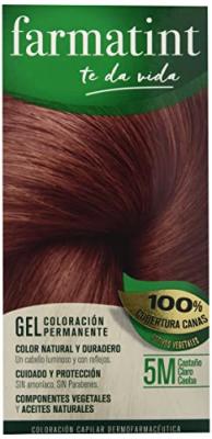 FARMATINT GEL coloraci&oacute;n permanente #5m-casta&ntilde;o claro caoba 5 u