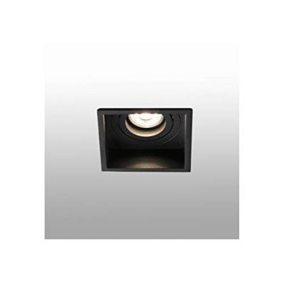 Faro Barcelona 40121 - HYDE Lampe encastrable noir carr&eacute; orientable
