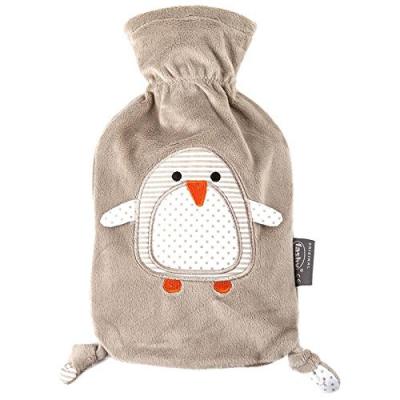 Fashy Bouillotte 0,8l Avec Housse En Peluche, Pingouin