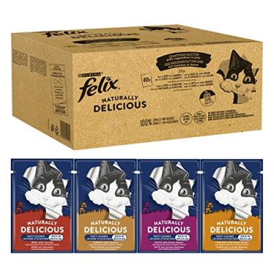 M&eacute;gapack Felix Naturally Delicious 80 x 80 g - saveurs de la campagne
