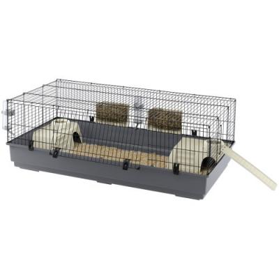 Ferplast 57051414 Cage &agrave; Lapin Rabbit 140 Noir 140 x 71 x 51 cm