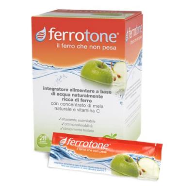 Ferrotone Fer Naturel + Vitamine C Pomme 28x25ml