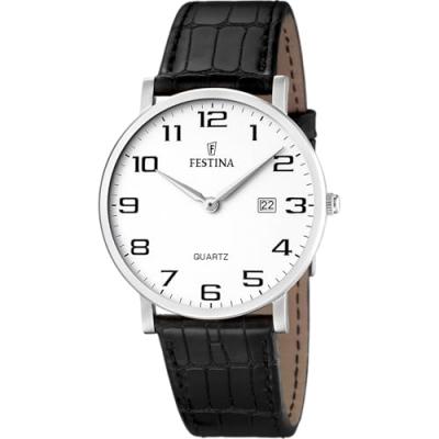 Montre homme festina classic f16476/1 noir