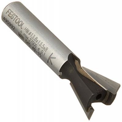 Fraise &agrave; queue d'aronde hw S8 D13,8/13,5/15&deg; - 490992 - Festool