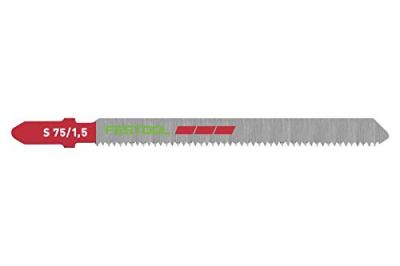 Lame de scie sauteuse S 75-1,5-5 FESTOOL - carte de 5 pi&egrave;ces - 204268