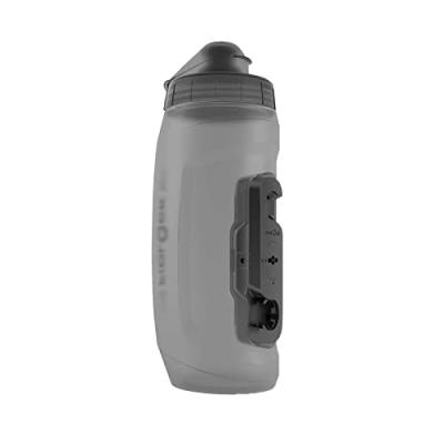 Fidlock Trinkflasche Twist, 590 ml, Transparent Schwarz, 09642