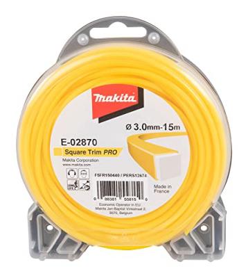Fil carr&eacute; Square Trim Pro MAKITA 3 mm x 15 m - E-02870