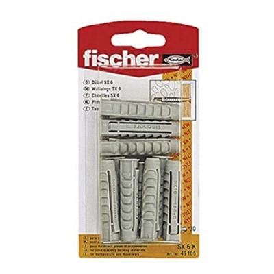 Blister du cheville Fischer sx &Oslash;10X50MM k nv 10 unit. 90890 sx 10X50 k
