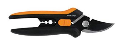 Fiskars Solid Ciseaux &agrave; &eacute;laguer, Orange/Noir
