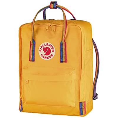 Fj&auml;llr&auml;ven Sac &agrave; dos 'Kanken Rainbow' m&eacute;lange de couleurs / jaune d'or