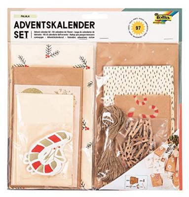 Kit pour calendrier de l'Avent FALALA, 97 pi&egrave;ces