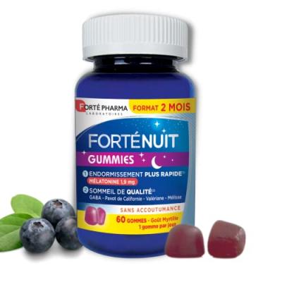 Fort&eacute; Pharma Fort&eacute; Nuit Gummies - 60 Gommes - Pot 60 gommes