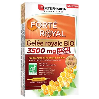 Forte Pharma Forte Gelee Royale Bio3500Mg 10 Ampoules