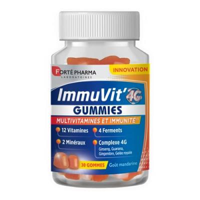 Fort&eacute; Pharma ImmuVit' 4G Multivitamines et Immunit&eacute; 30comp