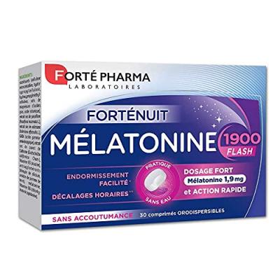 FORT&Eacute;PHARMA M&eacute;latonine 1900 Flash 30 comprim&eacute;s orodispersible