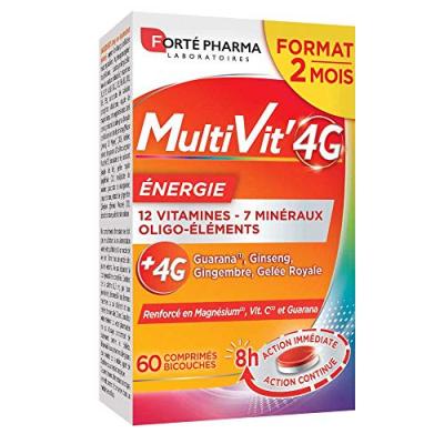 Fort&eacute; Pharma Multivit 4G Energie 60 Comprim&eacute;s