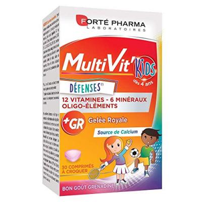 FORTE PHARMA - Multivit' 4G Kids 30cps Compl&eacute;ment Alimentaire Vitalit&eacute; 1 unit&eacute;