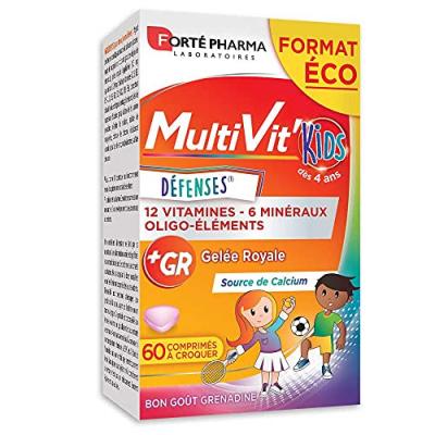 Forte pharma multivit kids 60 comprim&eacute;s