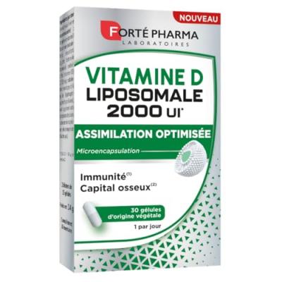 Fort&eacute; Pharma Vitamine D Liposomale 2000UI 30 G&eacute;lules