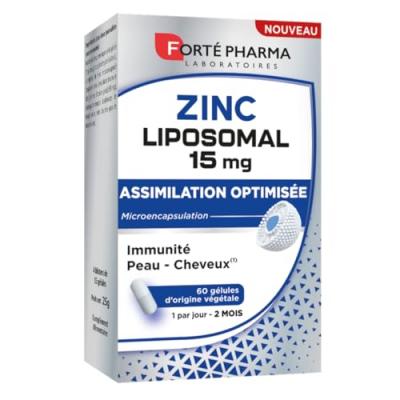 Fort&eacute; Pharma Zinc Liposomal 15mg 60 G&eacute;lules