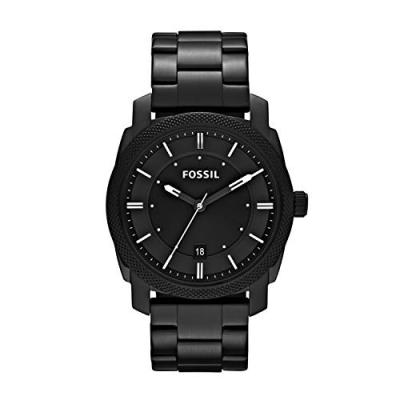 Fossil Machine Homme 42mm Noir Quartz Analogique Montre FS4775