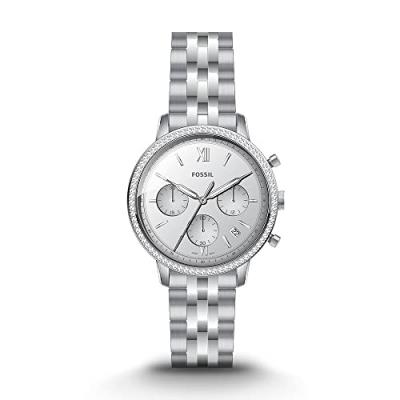 Fossil Montre Neutra Chronograph pour Femme, Acier Inoxydable, ES5217