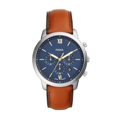 Fossil Montre Homme FS5453 Bleu 