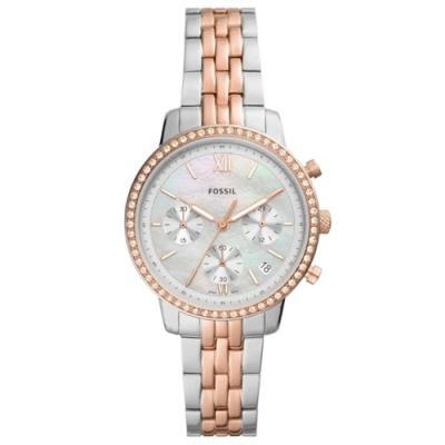 Montre femme Fossil ES5279 - Bracelet Acier Bicolore