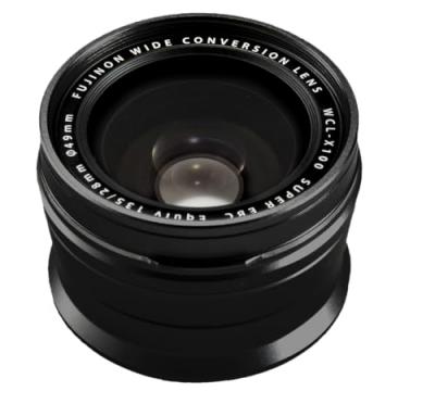 Fujifilm WCL-X100&nbsp;II Lentille de Conversion Grand Angle Noir/Gris
