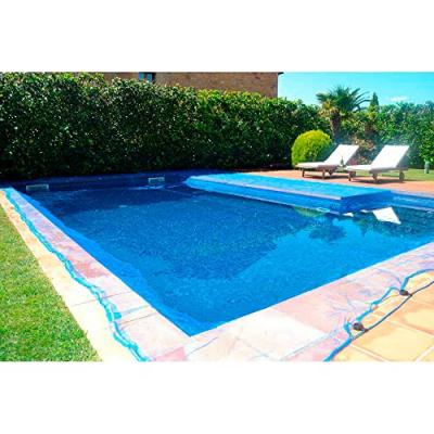 Maille pour couverture de piscine &agrave; feuille de piscine 5x9m. E3-81036