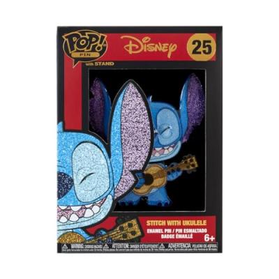 Figurine Funko Pop! Pins - Lilo & Stitch - Stitch Avec Ukul&eacute;l&eacute; 