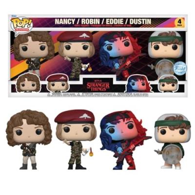 Figurine Funko Pop! 4pk - Stranger Things - 4 Personnages 