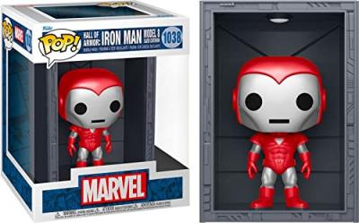 Iron Man Mod&egrave;le 8 Argent Centurian Metallic Pop! De luxe