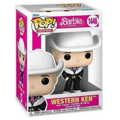 Funko Barbie Pop! Movies Vinyl Figure Cowboy Ken 9 Cm Noir