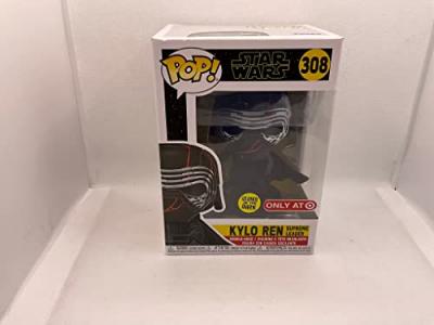 Figurines Pop Funko STAR WARS - POP N&deg; 308 - Kylo Ren Sup. Leader GITD