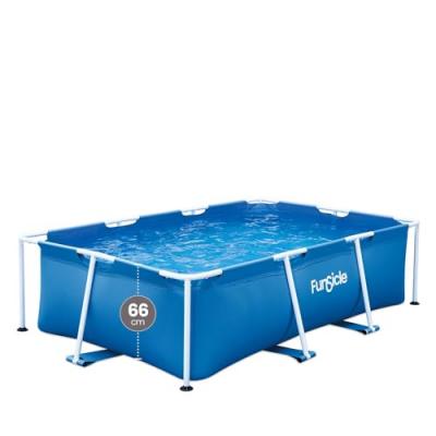 Piscine tubulaire rectangulaire Funsicle 2,60 m x 1,60 m x 0,66 m