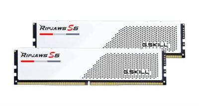 DDR5 G.Skill RipJaws S5 Blanc - 64 Go (2 x 32 Go) 5600 MHz - CAS 36