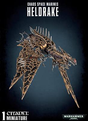 Games Workshop Warhammer 40k - Space Marine du Chaos Heldrake 99120102090 Noir