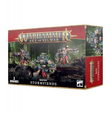 Games Workshop Warhammer AoS - Skaven Stormfiends 99120206017 Noir