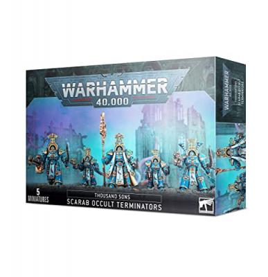 Warhammer 40K . - Thousand Sons Scarab Occult Terminators