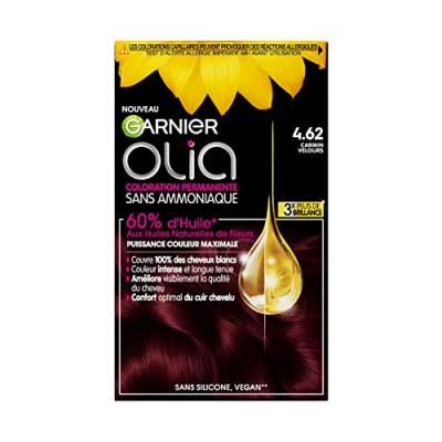Coloration permanente Olia GARNIER N&deg;4.62 Carmin velours