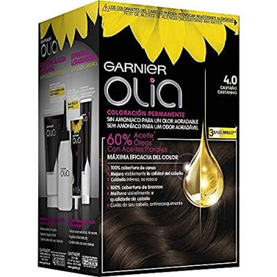 Garnier - Olia 4.0 Ch&acirc;tain Pur Coloration capillaire 1 unit&eacute;