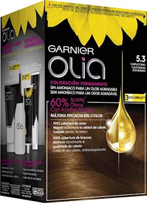 Garnier - Olia 5.3 Ch&acirc;tain Clair Dor&eacute; Coloration capillaire 1 unit&eacute;