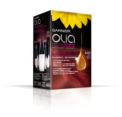 Garnier Teinture Permanente pour Cheveux Olia 6.60 Rouge Intense