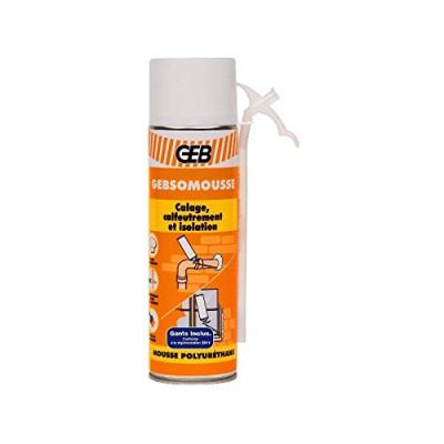 Mousse polyur&eacute;thane Gebsomousse Geb - A&eacute;rosol 500 ml - Avec gants