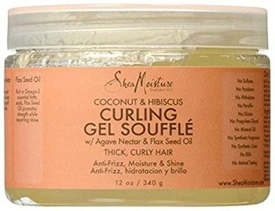 Shea Moisture Gel Souffl&eacute; D&eacute;finition Boucles Coco/Hibiscus 340 g