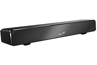 Genius barre de son usb 6w jack 3. 5 alimentation rms